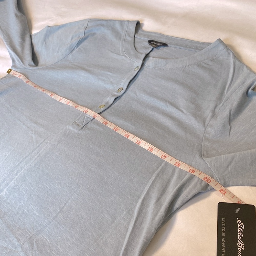 NWT Eddie Bauer Long Sleeve Henley Shirt - Picture 9 of 16